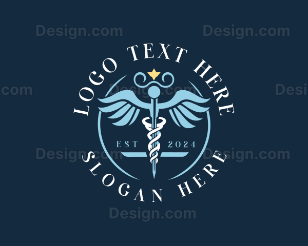 Medical Clinic Caduceus Logo