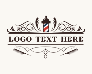 Barbershop Haircut Grooming logo