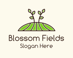 Plant Field Farming logo design