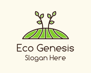 Plant Field Farming logo design