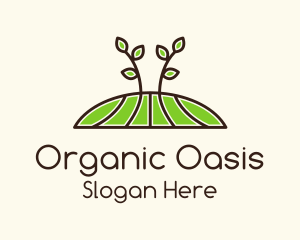 Plant Field Farming logo design