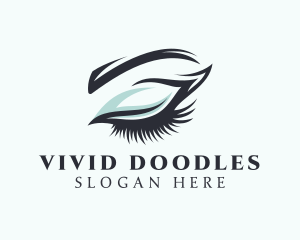 Eyeshadow Beauty Cosmetic logo design