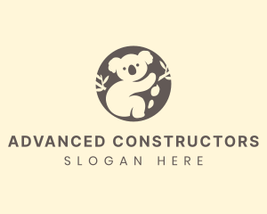 Koala Bear Animal logo design