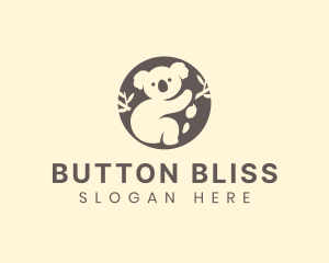 Koala Bear Animal logo design