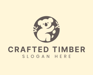 Koala Bear Animal logo design