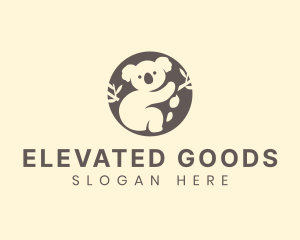 Koala Bear Animal logo design