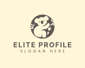 Koala Bear Animal logo design