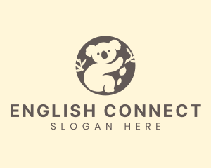 Koala Bear Animal logo design