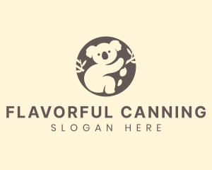 Koala Bear Animal logo design