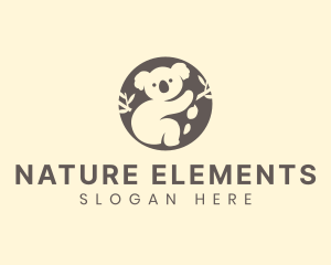 Koala Bear Animal logo design