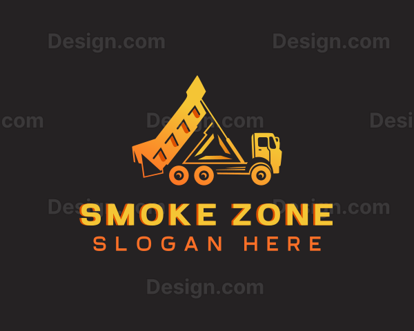 Dump Truck Vehicle Logo