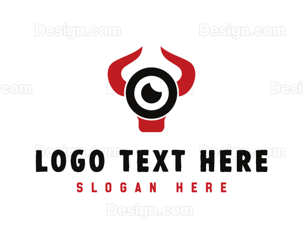 Bull Horns Lens Logo