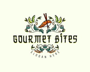 Gourmet Culinary Sushi logo design