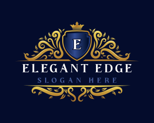 Elegant Crest Crown logo design