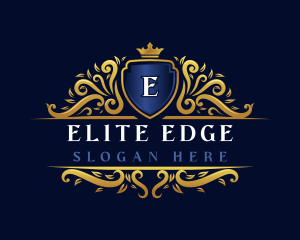 Elegant Crest Crown logo design