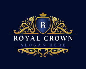 Elegant Crest Crown logo design