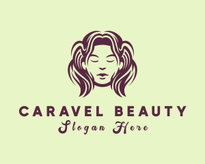 Woman Beauty Stylist logo design