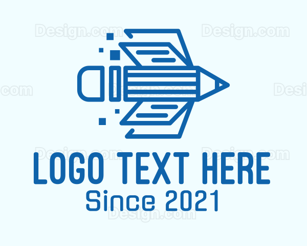 Blue Pencil Book Logo