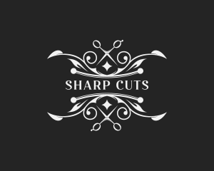 Upscale Hairdresser Shears logo