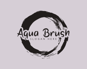 Brush Stroke Cosmetics logo design