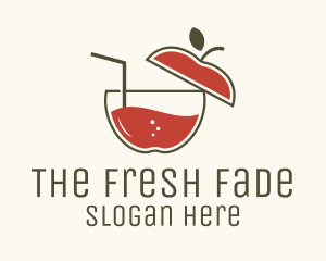 Apple Fruit Juice logo design