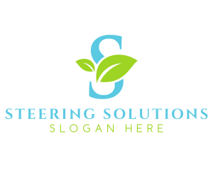 Eco Letter S logo design