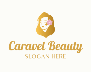 Beautiful Golden Hair logo design