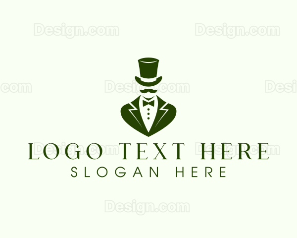 Mustache Gentleman Attire Logo