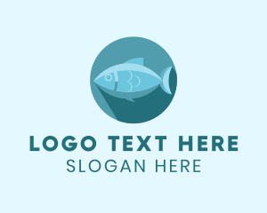 Sea Tuna Fish logo design