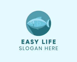 Sea Tuna Fish logo design