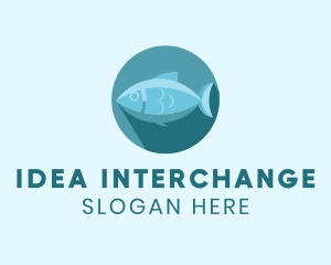 Sea Tuna Fish logo design