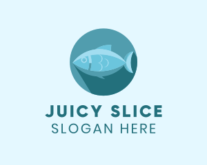 Sea Tuna Fish logo design