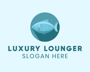 Sea Tuna Fish logo design