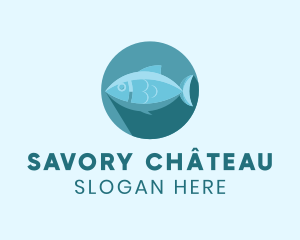 Sea Tuna Fish logo design