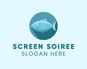 Sea Tuna Fish logo design