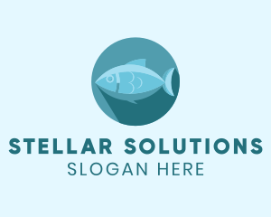 Sea Tuna Fish logo design