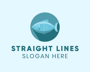 Sea Tuna Fish logo design