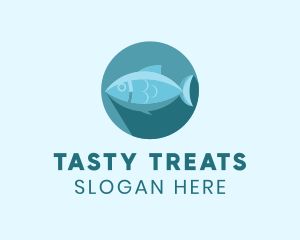 Sea Tuna Fish logo design