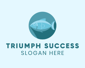 Sea Tuna Fish logo design