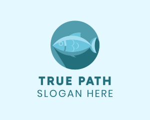 Sea Tuna Fish logo design