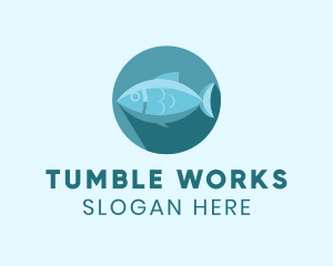 Sea Tuna Fish logo design