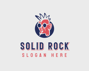 Mohawk Rock Band logo design