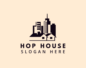 Skyscraper Housing Home logo design