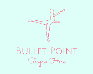 Ballet Pointe Pose  logo design