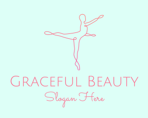 Ballet Pointe Pose  logo