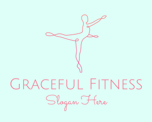 Ballet Pointe Pose  logo