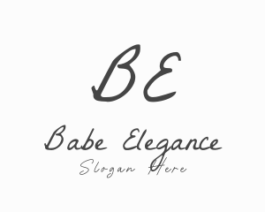 Stylish Cursive Boutique logo design