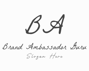 Stylish Cursive Boutique logo design