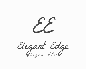 Stylish Cursive Boutique logo design