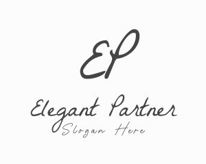 Stylish Cursive Boutique logo design